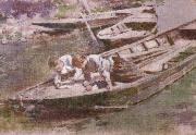 Theodore Robinson Two in a Boat Germany oil painting artist